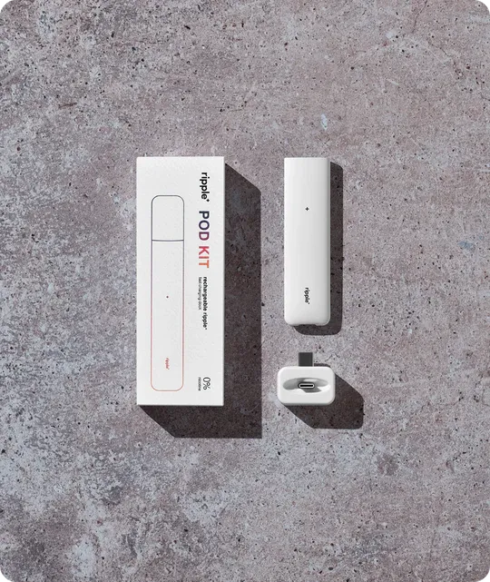 Pod Kit wiederaufladbares gerät Ripple+