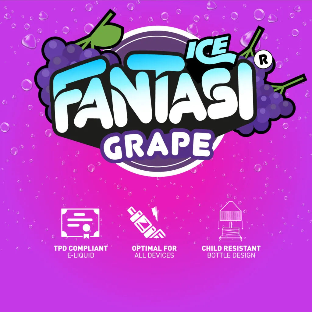 Grape Ice 50/50 E-Liquid (Traubeneis) | Fantasi