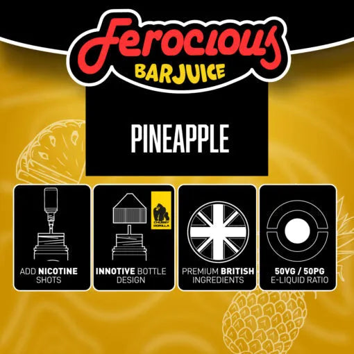 Pineapple 50/50 | Ferocious E-Liquid (Ananas)