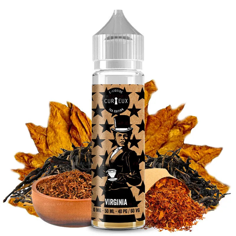 E-Liquid Virginia - Shortfill Format - Tea Édition by Curieux | 50ml | 60/40