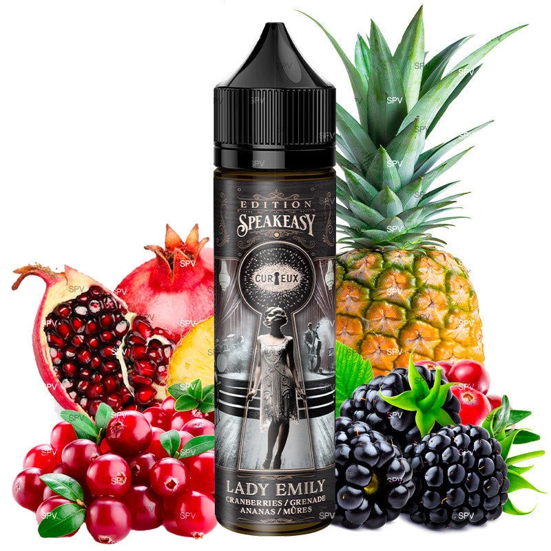 E-Liquid Lady Emily - Shortfill Format - Edition Speakeasy by Curieux | 50ml | 60/40