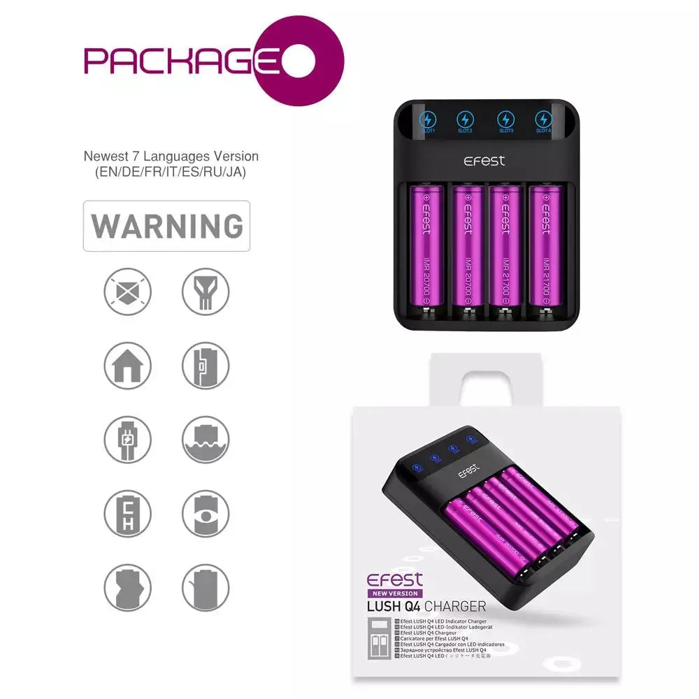 Efest LUSH Q4 charger