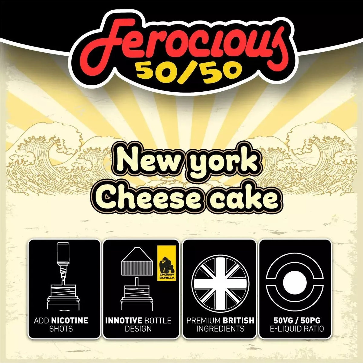 New York Cheesecake 50/50 | Ferocious E-Liquid