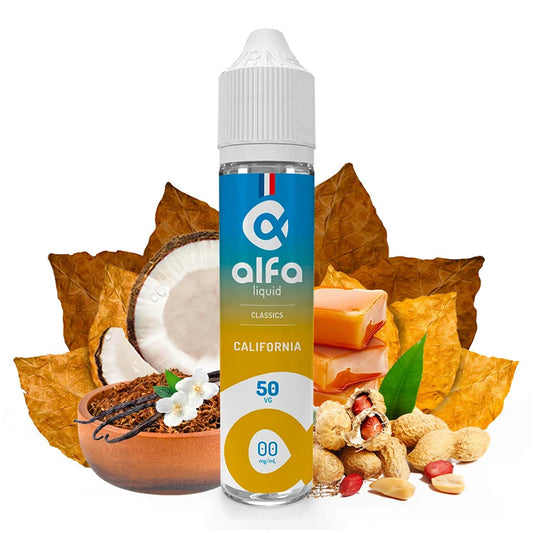 E-Liquid California - Alfaliquid | Classics | 50ml in 70ml | 50/50