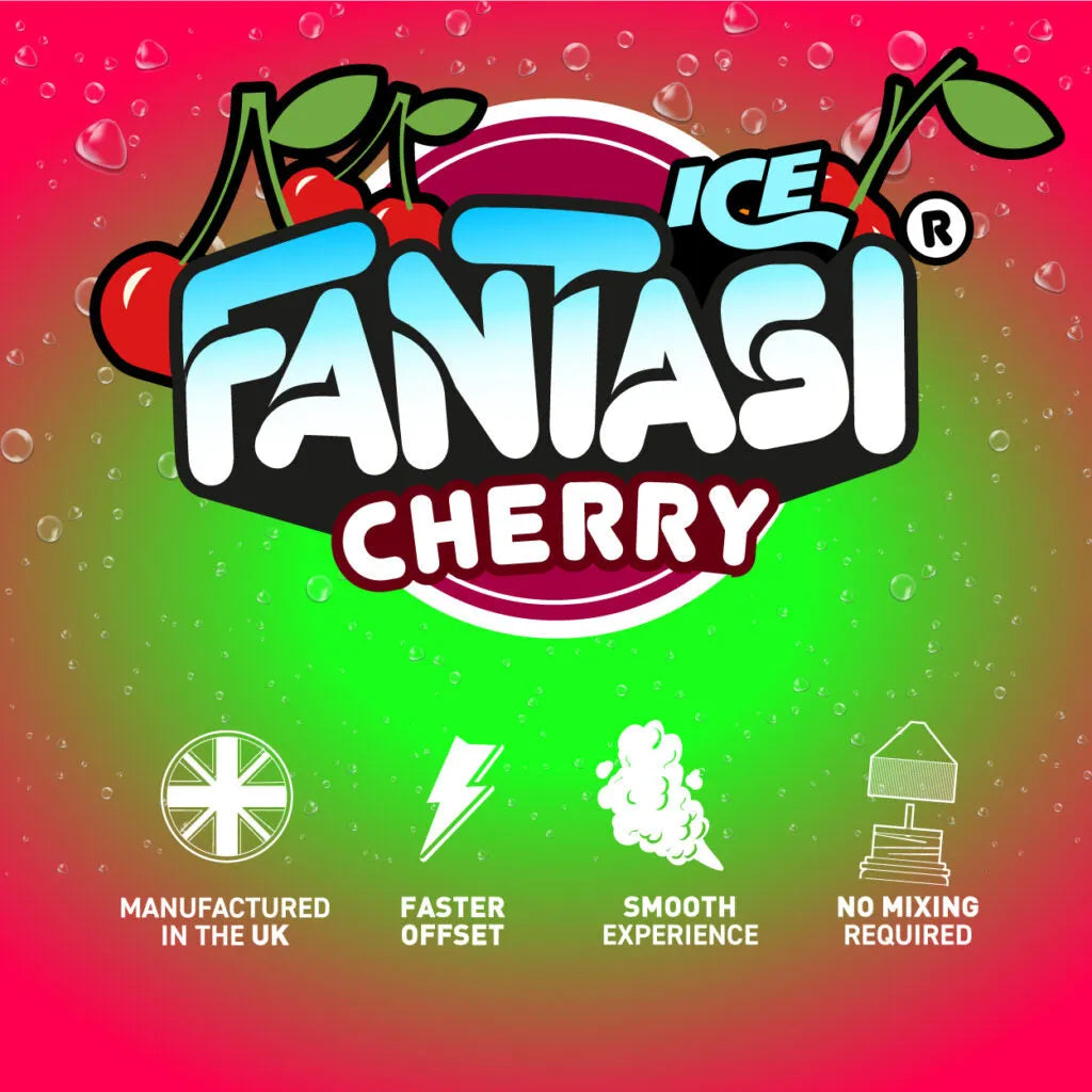 Cherry Ice 10ml Nikotinsalz | 50/50 E-Liquid | Fantasi