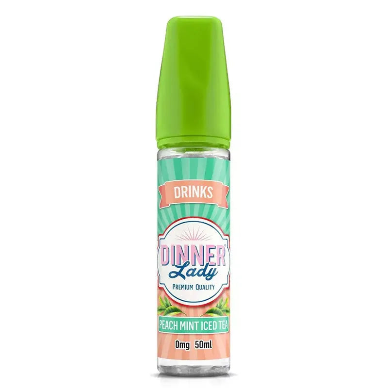 Dinner Lady Peach Mint Iced Tea | 50ml | 70/30 E-Liquid (Pfirsich-Minze-Eistee)