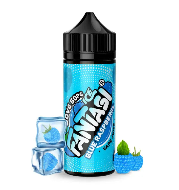 Blue Raspberry Ice 50/50 E-Liquid (Blaues Himbeereis) | Fantasi