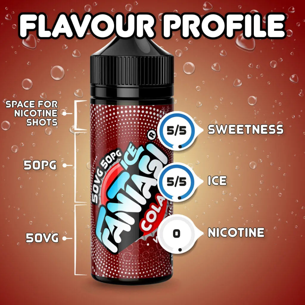 Cola Ice 50/50 E-Liquid | Fantasi
