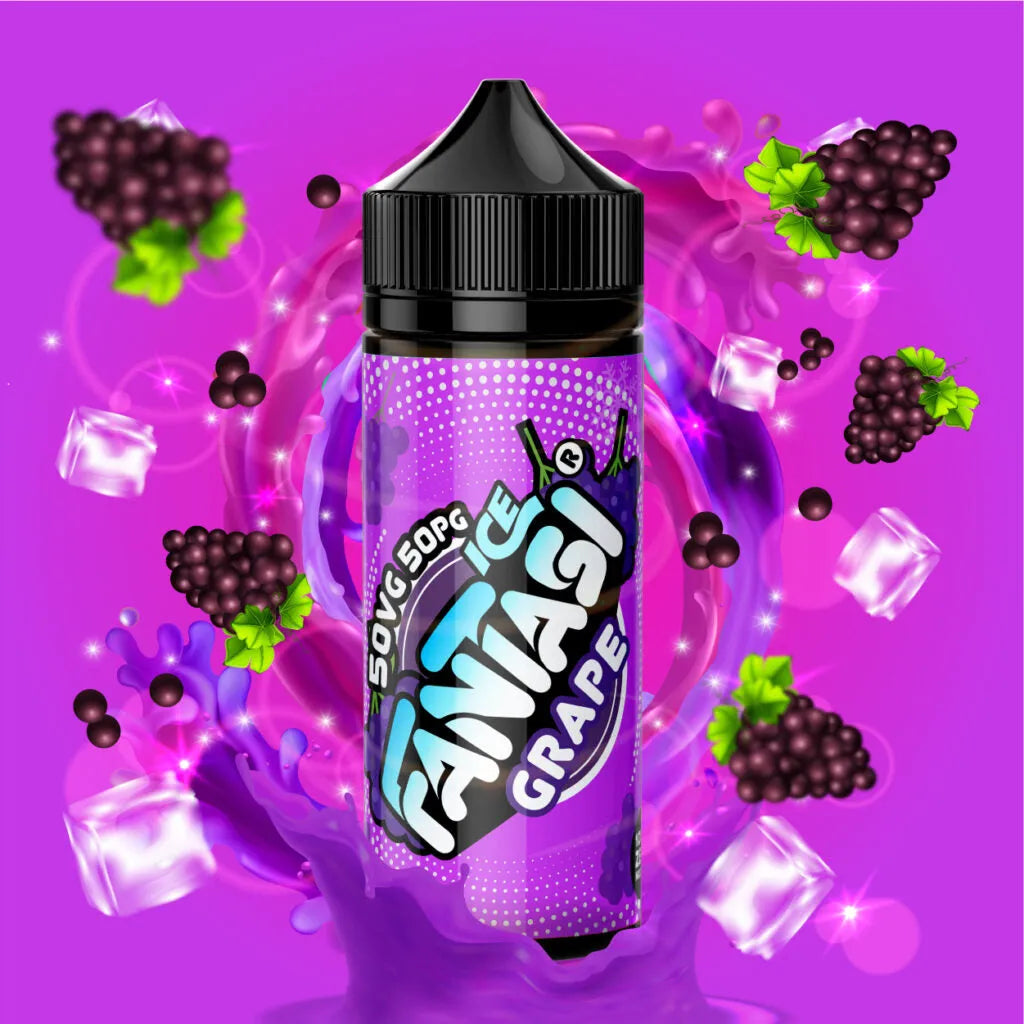 Grape Ice 50/50 E-Liquid (Traubeneis) | Fantasi