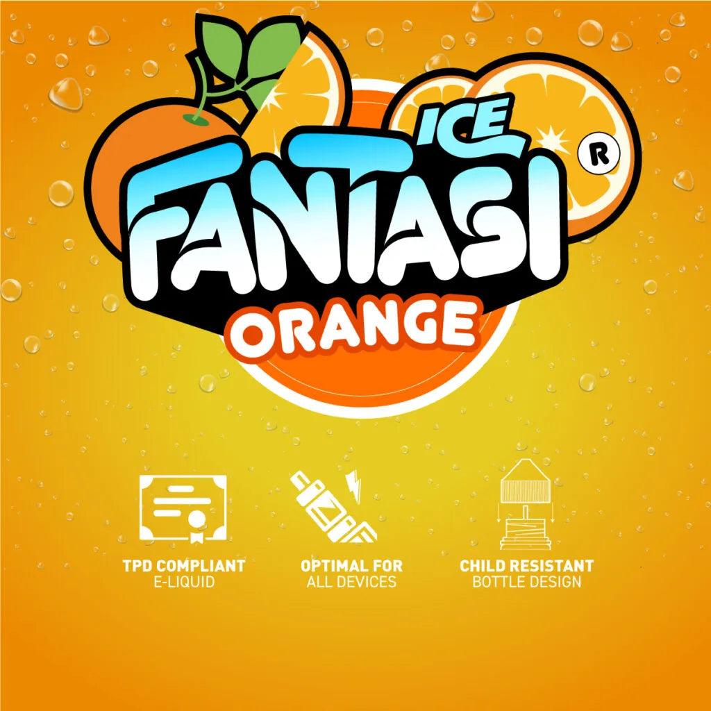 Orange Ice 50/50 E-Liquid | Fantasi