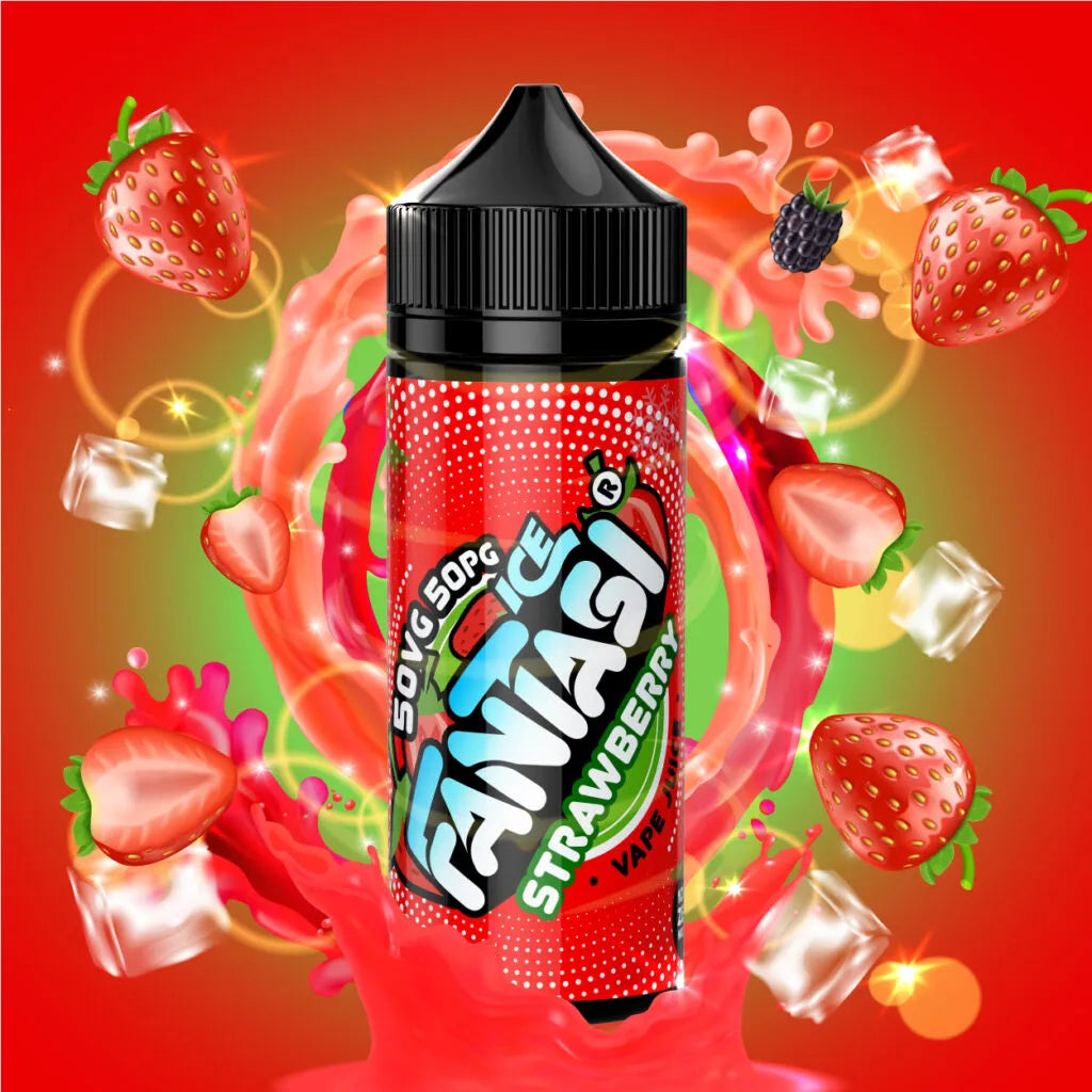 Strawberry Ice 50/50 E-Liquid (Erdbeereis) | Fantasi