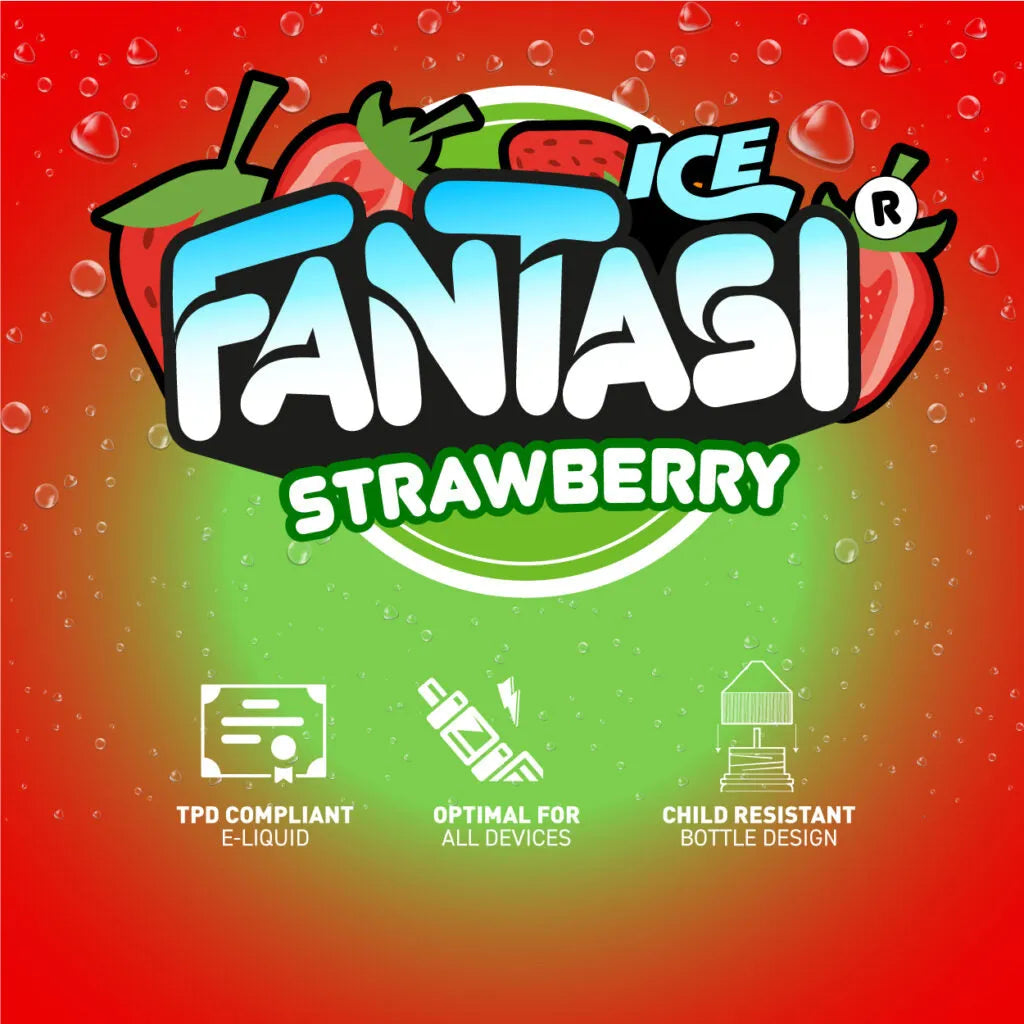 Strawberry Ice 50/50 E-Liquid (Erdbeereis) | Fantasi