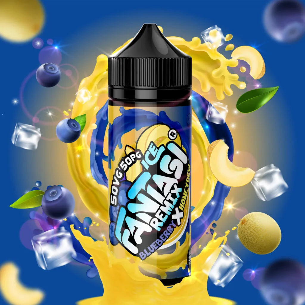 Blueberry X Honeydew Ice 50/50 E-Liquid (Blaubeere x Honigtau) | Fantasi