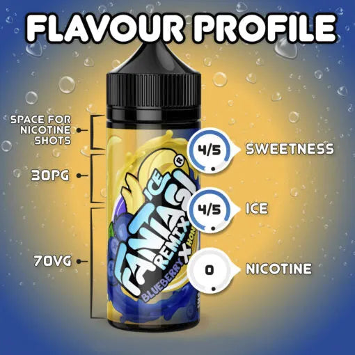 Blueberry X Honeydew Ice 70/30 E-Liquid (Blaubeere x Honigtau) | Fantasi