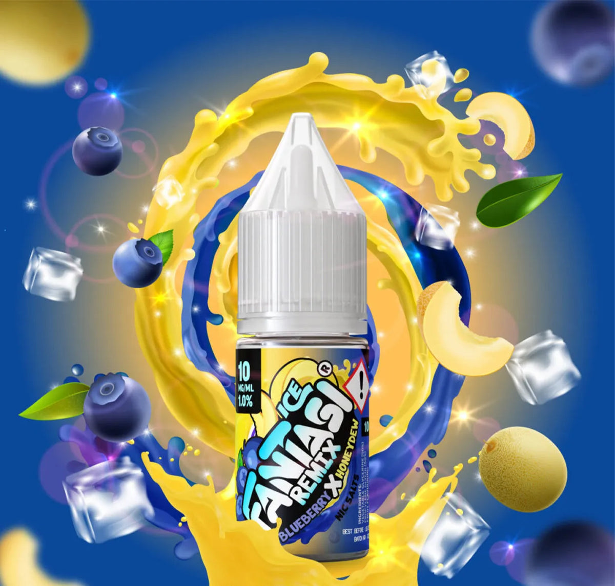 Blueberry X Honeydew 10ml Nikotinsalz | 50/50 E-Liquid | Fantasi