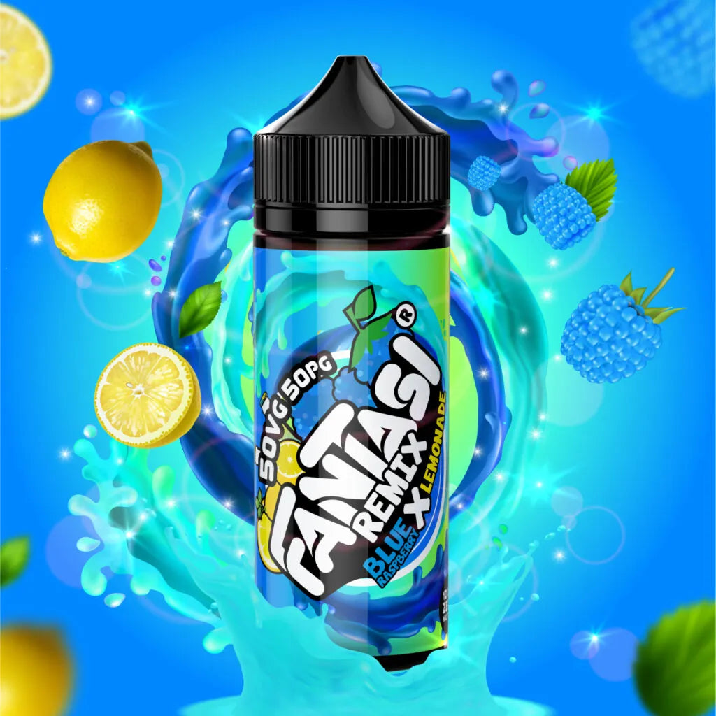 Blue Raspberry X Lemonade 50/50 E-Liquid (Remix Blaue Himbeere X Limonade) | Fantasi
