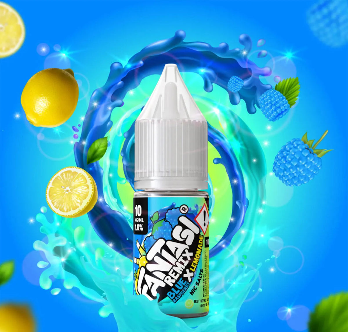 Blue Raspberry X Lemonade 10ml Nikotinsalz | 50/50 E-Liquid | Fantasi
