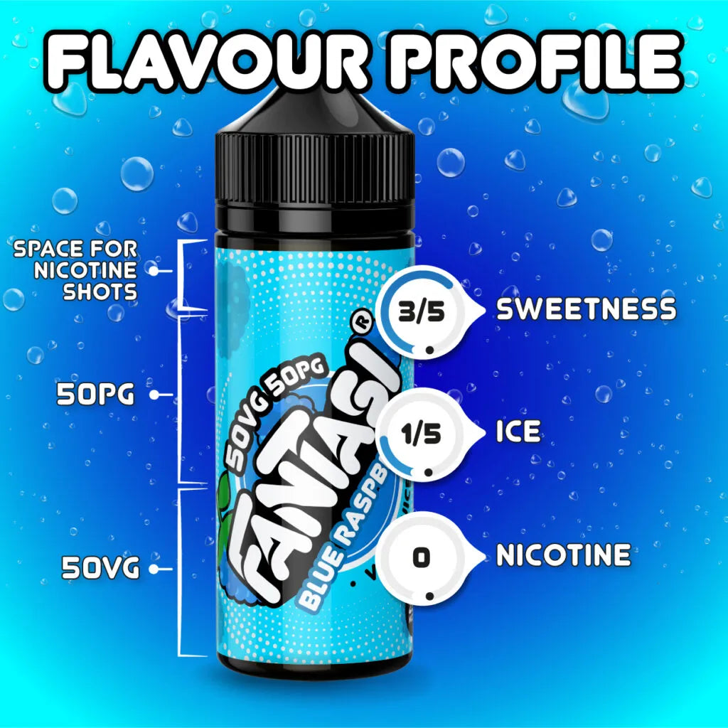 Blue Raspberry 50/50 E-Liquid (Blaue Himbeere) | Fantasi