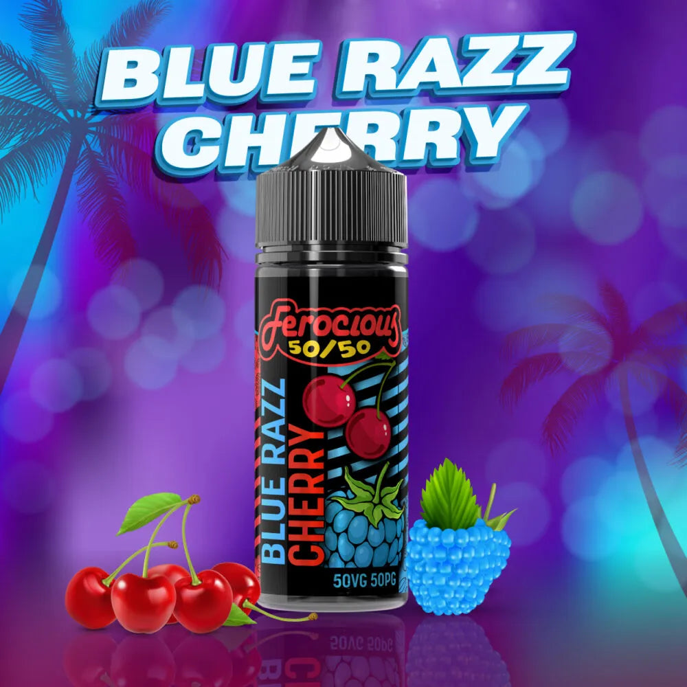 Blue Razz Cherry 50/50 | Ferocious E-Liquid