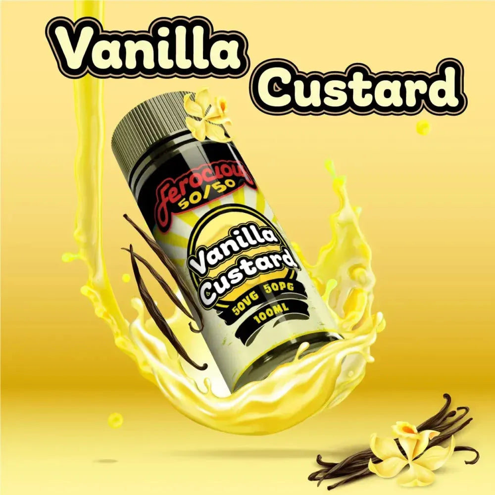 Vanilla Custard 50/50 | Ferocious E-Liquid