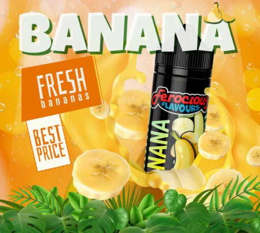 Banana 70/30 | Ferocious E-Liquid