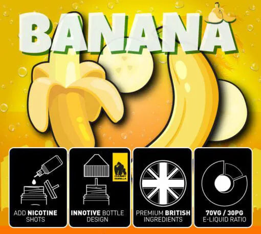 Banana 70/30 | Ferocious E-Liquid