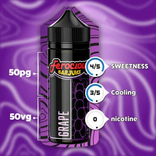 Grape 50/50 | Ferocious E-Liquid (Traube)