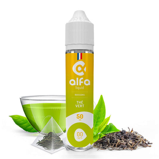 E-Liquid Grüner Tee - Alfaliquid | Drinks | 50ml in 70ml | 50/50