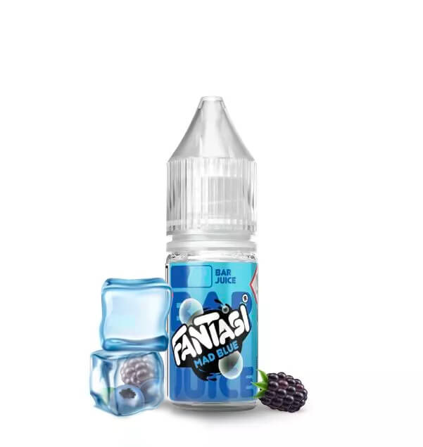 Mad Blue 10ml Nikotinsalz | 50/50 E-Liquid | 20mg | Fantasi