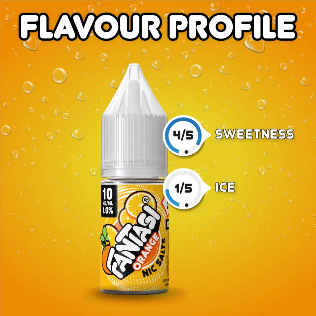 Orange 10ml Nikotinsalz | 50/50 E-Liquid | Fantasi