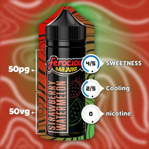 Strawberry Watermelon 50/50 | Ferocious E-Liquid (Erdbeere Wassermelone)