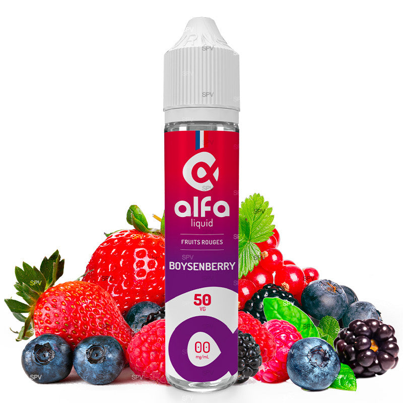 E-Liquid Boysenberry - Alfaliquid | Rote Früchte | 50ml in 70ml | 50/50