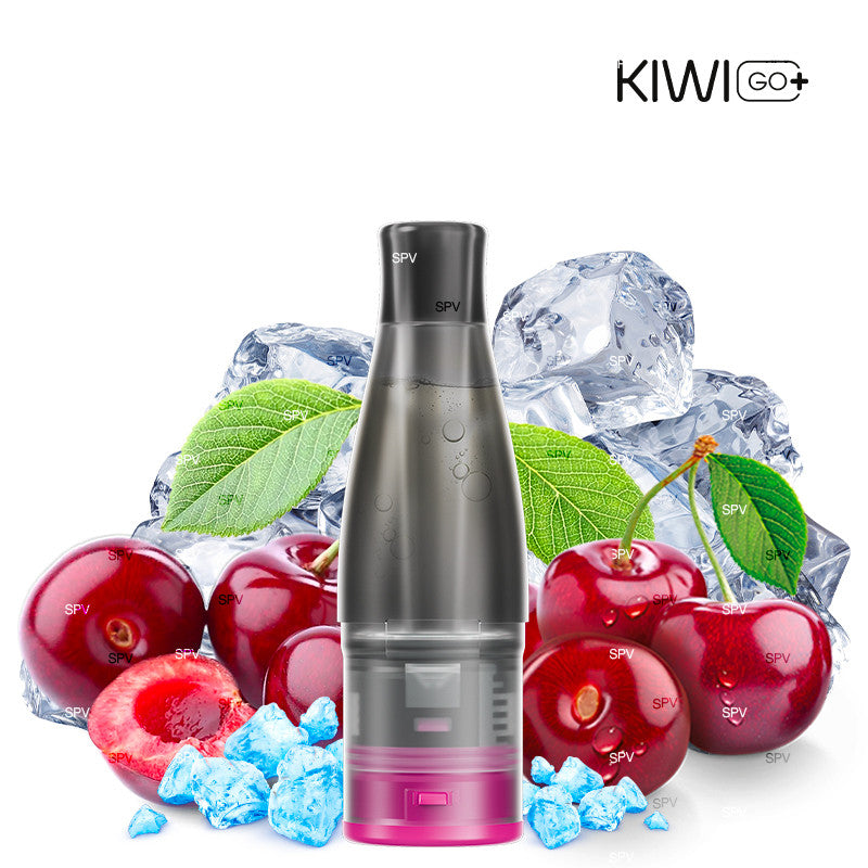 Pod-Kartuschen Kiwi GO PLUS - Cherry Ice - Kiwi Vapor | 2er Pack