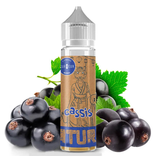 E-Liquid Cassis - Édition Natural by Curieux | 50 ml "Shortfill 70 ml" | 50/50 (Schwarze Johannisbeere)