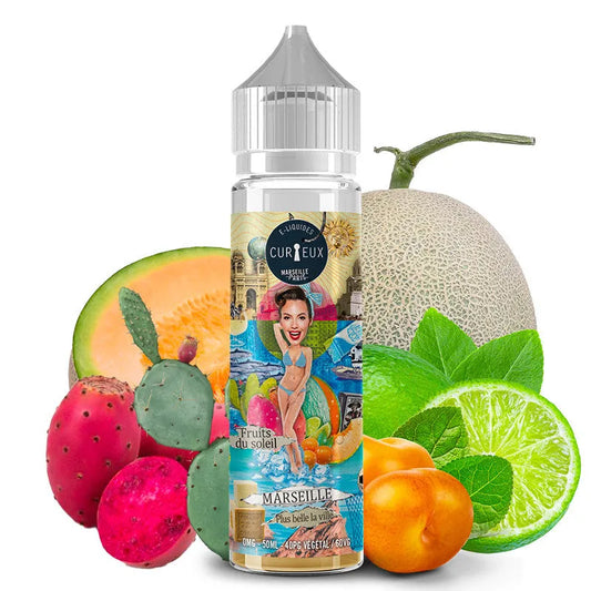E-Liquid Marseille Plus Belle la Ville - Edition Hexagone by Curieux | 50ml "Shortfill 70ml" | 60/40