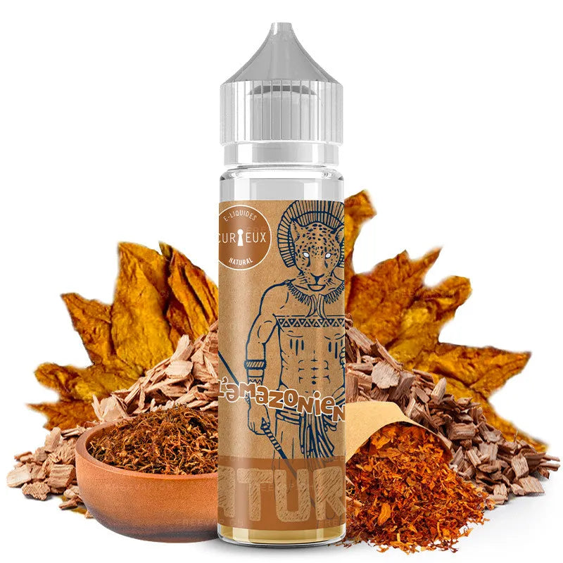 E-Liquid Natural L'amazonien - Shortfill Format - Edition Natural by Curieux | 50ml | 50/50