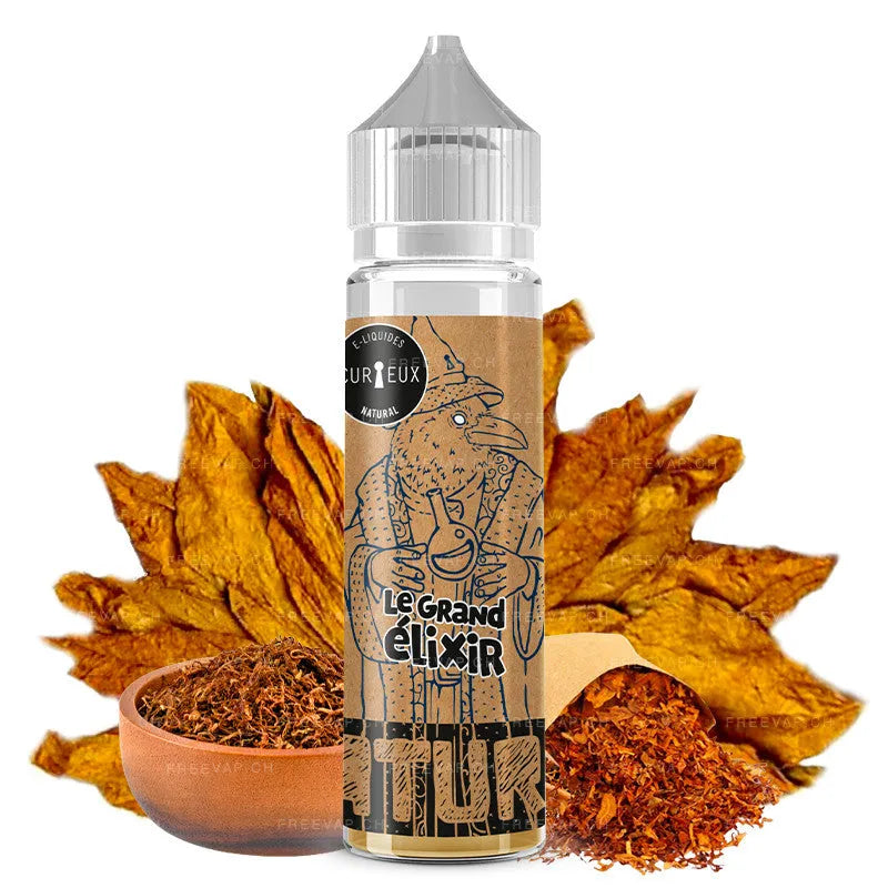 E-Liquid Natural Le Grand Elixir - Shortfill Format - Edition Natural by Curieux | 50ml | 50/50