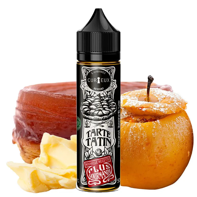 E-Liquid Tarte Tatin - Édition Dessert by Curieux | 50ml "Shortfill 70ml" | 60/40
