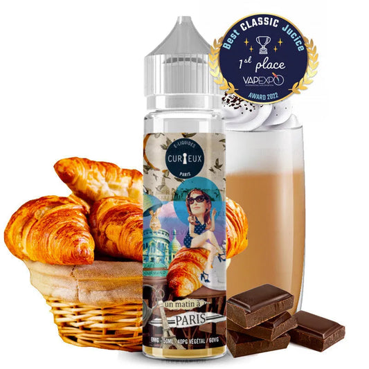 E-Liquid Un Matin A Paris - Edition Hexagone by Curieux | 50ml "Shortfill 70ml" | 60/40