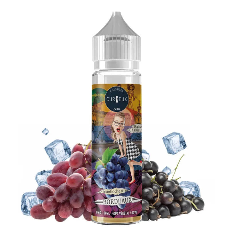 E-Liquid Bamboche à Bordeaux - Edition Hexagone by Curieux | 50ml "Shortfill 70ml" | 60/40