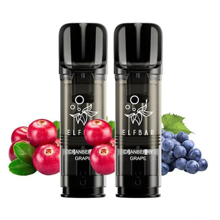 Elf Bar Elfa Pro - Cranberry Grape - Vorgefüllte Ersatz Cartridge