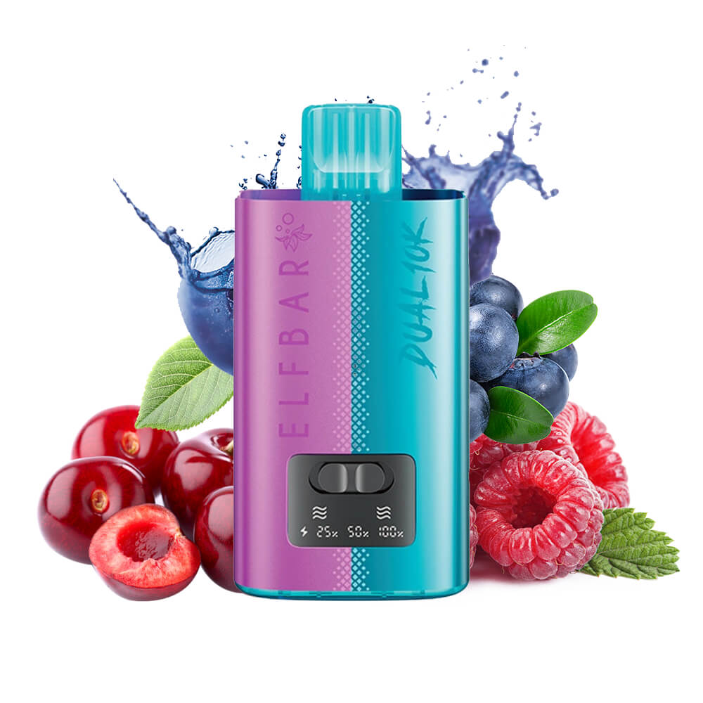Purple Edition - Elf Bar Dual 10K Einweg Vape Kit