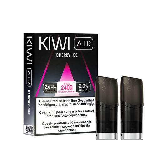 Cartucce Kiwi Air - Cherry Ice - Kiwi Vapor | Confezione x2