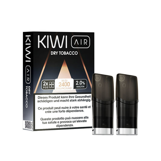 Cartucce Kiwi Air - Dry Tobacco - Kiwi Vapor | Confezione x2