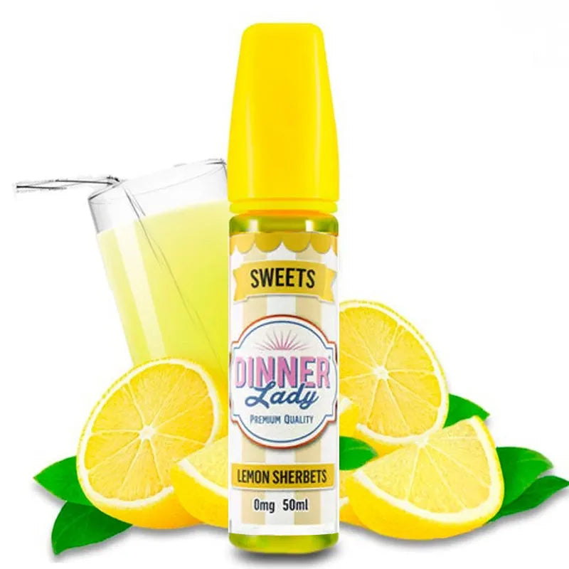 Dinner Lady Sweets Lemon Sherbets | 50ml | 70/30 E-Liquid (Zitrone)