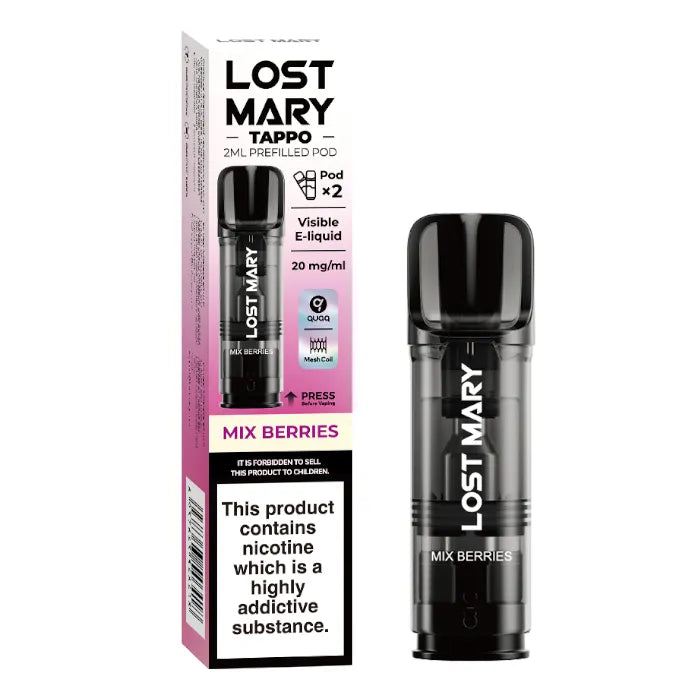 Lost Mary Tappo - Mix Berrys - Vorgefüllte Ersatz Cartridge