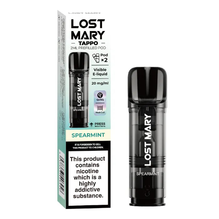 Lost Mary Tappo - Spearmint - Vorgefüllte Ersatz Cartridge