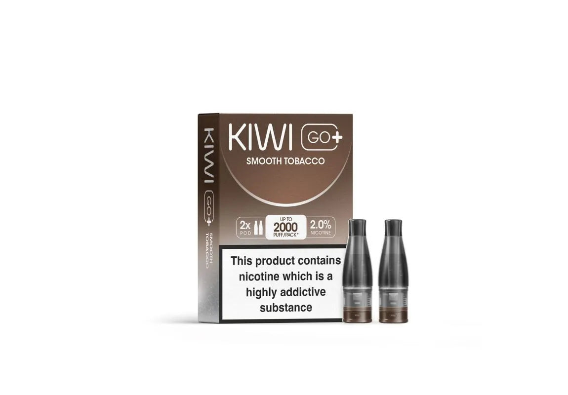 Pod-Kartuschen Kiwi GO PLUS - Smooth Tobacco - Kiwi Vapor | 2er Pack