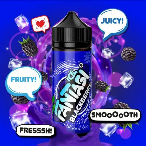 Blackberry Ice 70/30 E-Liquid (Brombeereis) | Fantasi