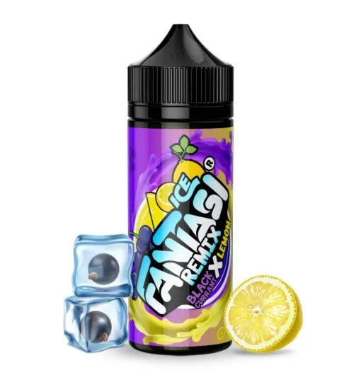 Ice Remix Blackcurrant X Lemon 70/30 E-Liquid (Ice Remix Schwarze Johannisbeere X Zitrone) | Fantasi